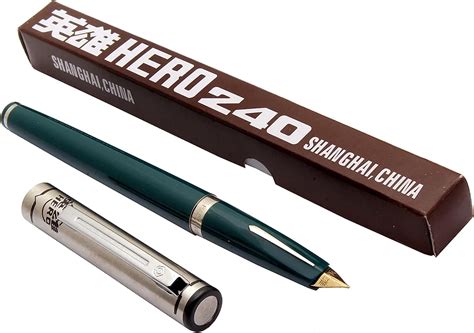 Ledos Early Hero 240 Green Color Fountain Pen Aerometric Pen Arrow ...