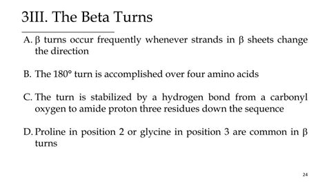 Image result for Beta Turn Structure