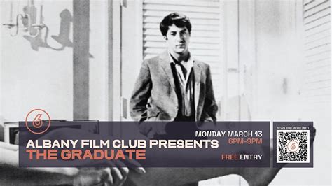 Albany Film Club - The Graduate, Six Degrees Albany, 13 March 2023 ...