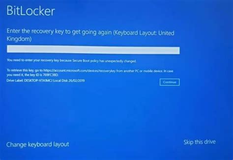 Image result for BitLocker Recovery Key Bypass