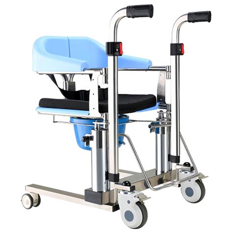 Buy UJIKHV Dual Hydraulic Patient Lift Wheelchair for Home, Elderly ...
