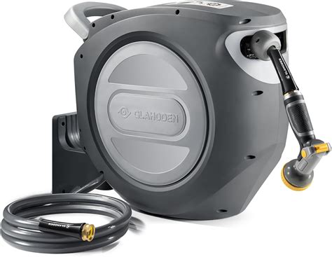 Amazon.com: GLAHODEN 5/8" 65ft & 1/2" 140ft Retractable Garden Hose ...