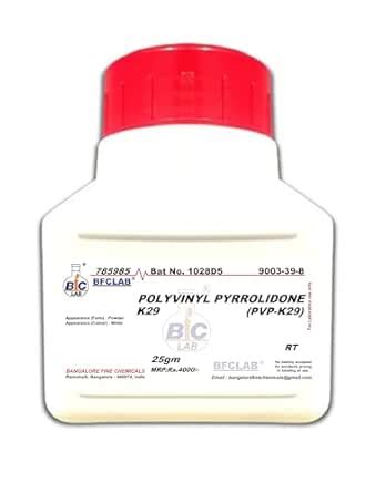 POLYVINYL PYRROLIDONE K29-25gm : Amazon.in: Industrial & Scientific