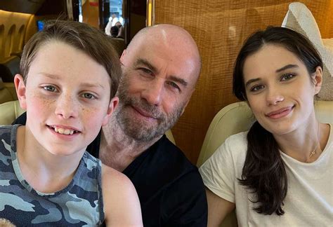 John Travolta Welcomes New Year with Kids Ella and Ben