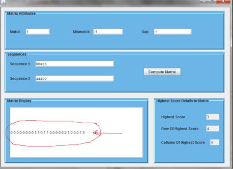 Array Output in Matrix Form 的图像结果
