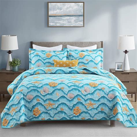 Amazon.com: SahSahCasa Quilt Twin Size, Twin Quilt Set, 100% Cotton ...