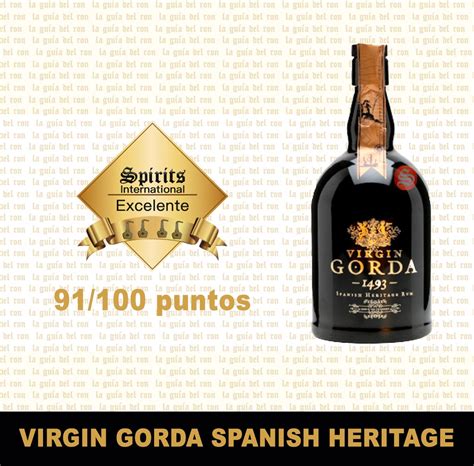 ¡FELIZ SÁBADO CON VIRGIN GORDA! Este ron es fruto del ensamblaje de 4 procedencias caribeñas ...