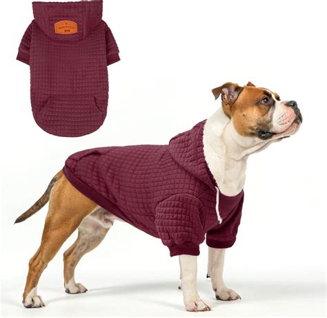 Amazon.com : BEAUTYZOO Medium Dog Hoodie Sweater with Pockets, Dog ...
