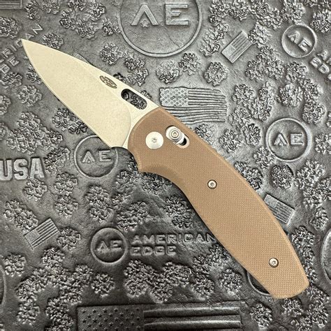 Three Rivers Manufacturing TRM Bulldog River-LOK Earth Brown G10 Handles Stonewashed MagnaCut ...