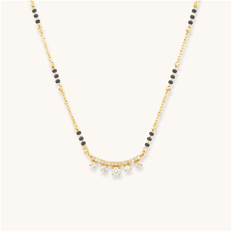 Anaya Mangalsutra - 18K Gold Plated – Elinor Jewels