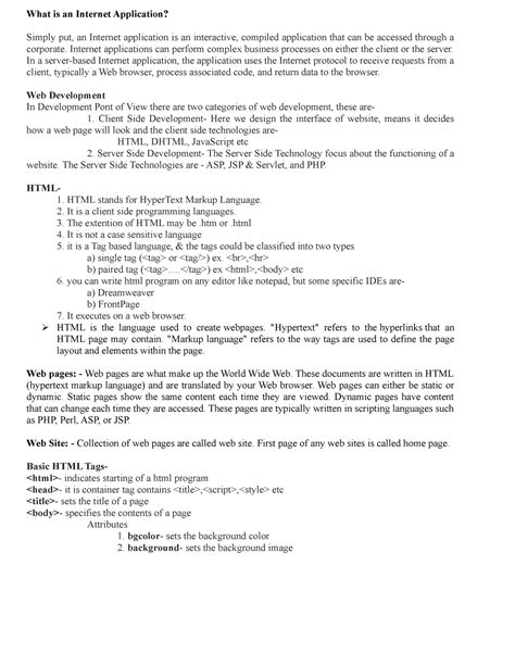 Internet Applications & Web development - What is an Internet ...