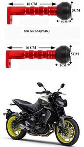 Ascension Red Heavy Duty CNC Frame Slider Crash Protection Guard (Frame ...