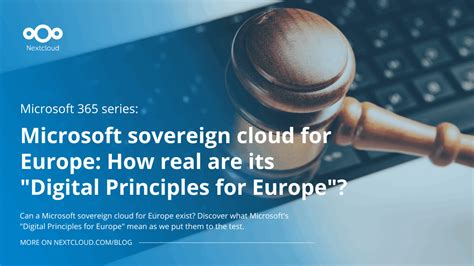 Microsoft adopts European Cloud Principles - Microsoft On the Issues HD Wallpaper Vector Art