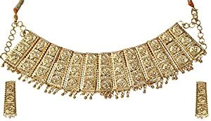 Buy DOOGDOOGI Gold Plated Multi-Strand Necklace Set for Women (DD58) at ...