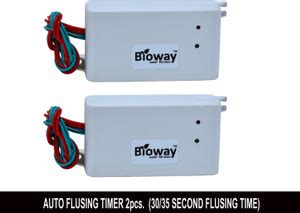 bioway 2PCS AUTO FLUSING TIMER FOR RO WATER PURIFIER 30 TO 35 SECOND ...