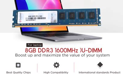 Consistent 8GB DDR3 1600MHz Desktop RAM `(Memory) U-DIMM | Long-DIMM ...