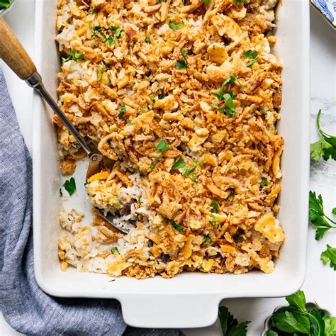 Chicken Mushroom Rice Casserole - The Seasoned Mom