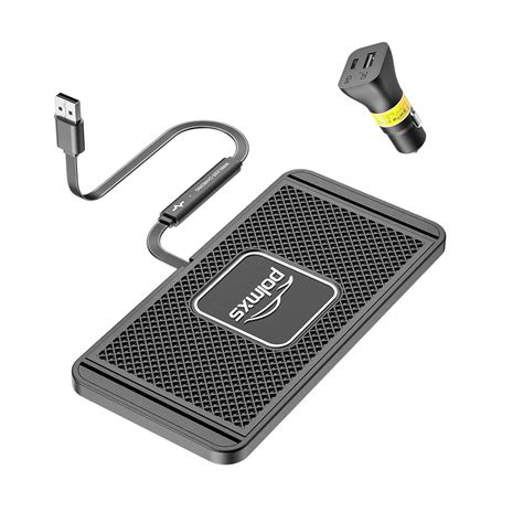 polmxs Wireless car qi Charging pad Non Slip qi wirleess Charging car ...