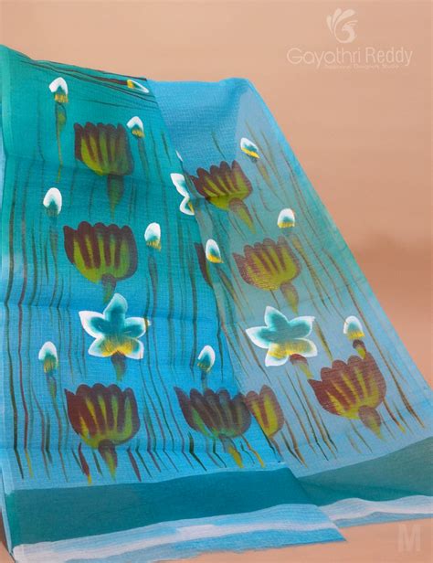 Pure Kota Hand Painting Sarees