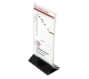Amazing Clarity Acrylic Sign Holder/Table Top Menu Display Stand (A5 ...