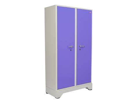 Storage Cabinets, Sleek Purple Steel Almirah with Double Doors Meena ...