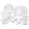 Cello Opalware Dazzle Series Lush Fiesta Dinner Set, 35 Units | Opal ...