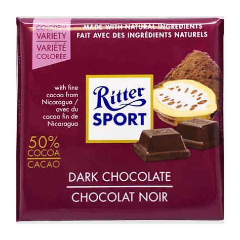 Ritter Sport Dark Chocolate 100g - Food Depot Toronto