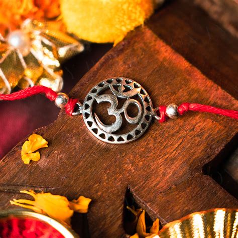 Buy Send Silver Rakhi, Gold Rakhi for brother Online in India