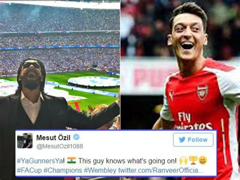 Ranveer Singh's Celebration For Arsenal Winning FA Cup Draws Praise ...