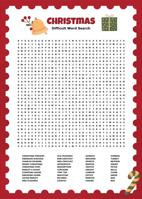 Christmas Printable Word Searches