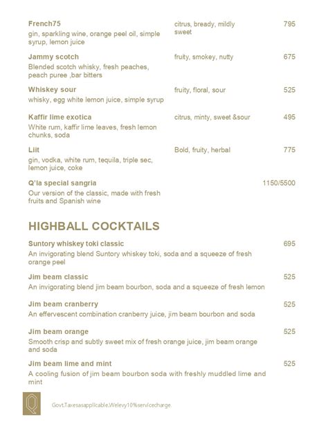 QLA | A contemporary European restaurant with global flavours to give ...