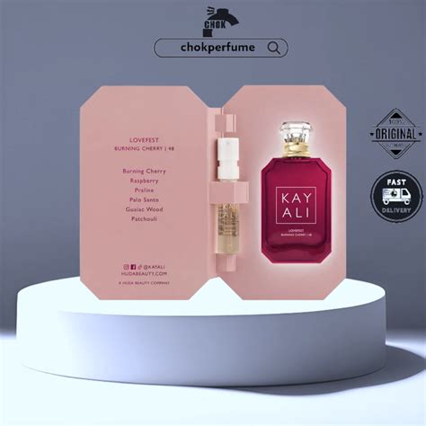 Kayali Lovefest Burning Cherry EDP 1.5ml Perfume Sample Vial (W ...