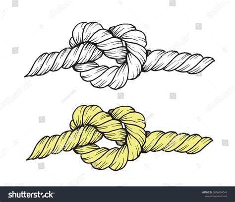 Rope Knot Drawing Easy at Caleb Fernando blog
