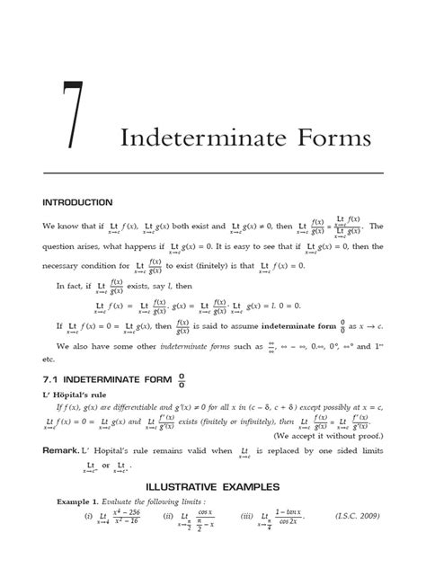 Image result for Indeterminate Forms