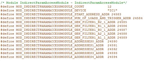 Indirect Parameter Access Table (IPAT) (ADAU146X, ADAU145X, ADAU144X ...