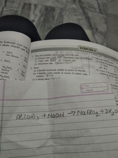 what do you observe when freshly precipitated aluminium hydroxide ...