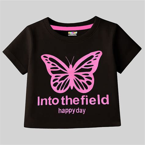 Kuchipoo Girls Crop Top T-Shirt