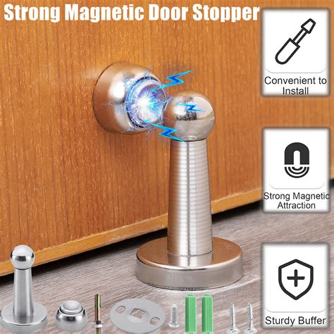 Stainless Steel Magnetic Door Stopper Door Stop | Ubuy India