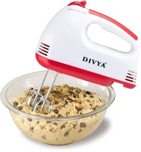DIVYA 100 W White Hand Blender, Stand Mixer, Electric Whisk Price in ...