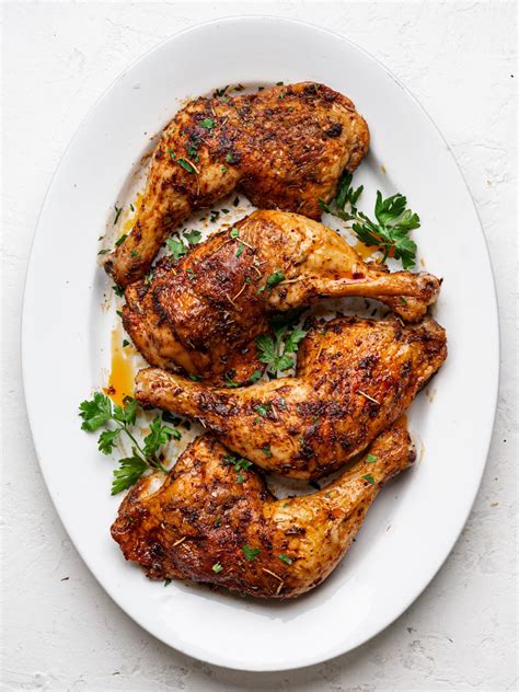Easy Baked Chicken Leg Quarters - Sandra Valvassori