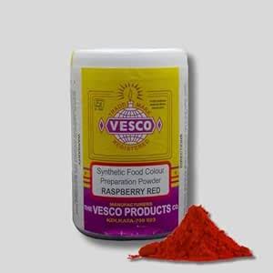 VESCO Raspberry Red Synthetic Food Colour Preparation Powder-Edible ...