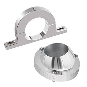 XTPTFABSS 2" Swivel Base Floor Mount & 2" Column Polished Aluminum ...
