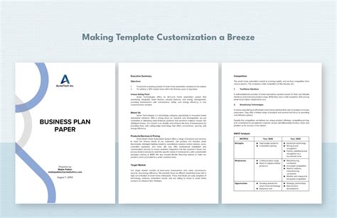 Business Plan Paper 的图像结果
