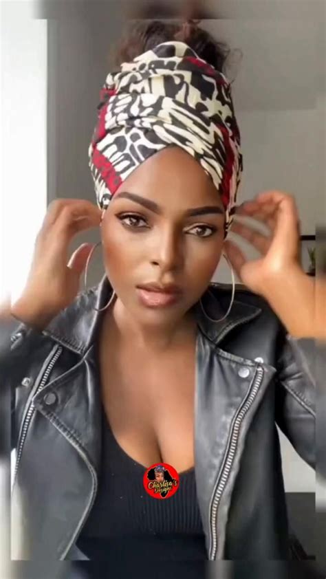 Image result for Scarf Head Wrap Tutorial