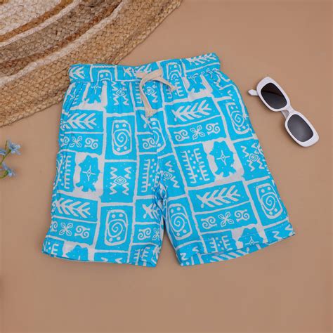Shop Latest Cornflower Blue Kids Shorts Online