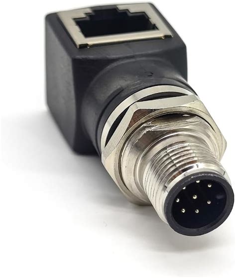 Elecbee M12 to RJ45 Bulkhead Adapter Waterproof M12 India | Ubuy