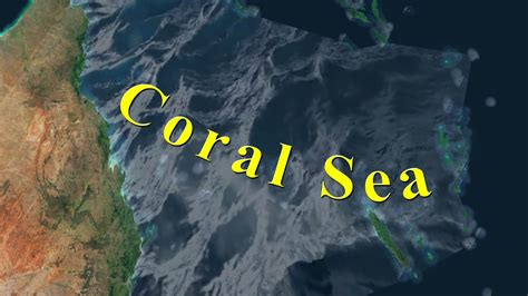 Coral Sea World Map