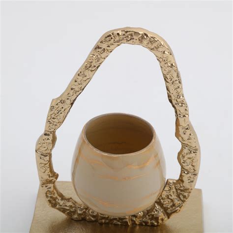 Buy Eternity Vogue Glass and Metal T-Light Holder from Home Centre at ...