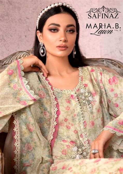 MARIA.B. VOL-8 BY SAFINAZ 1213 TO 1216 SERIES PAKISTANI WEAR COLLECTION ...