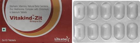 Buy Vitakind Zit Strip Of 10 Tablets Online & Save Up to 24% at PharmEasy